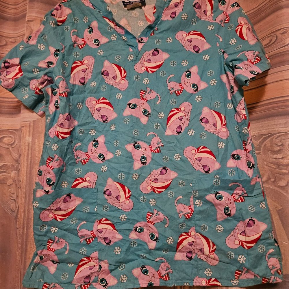 Like new women's scrub top